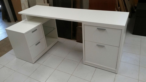 Mesa Lcd Led Escritorio Mesa Auxiliar 4 Cajones Espesor 25mm