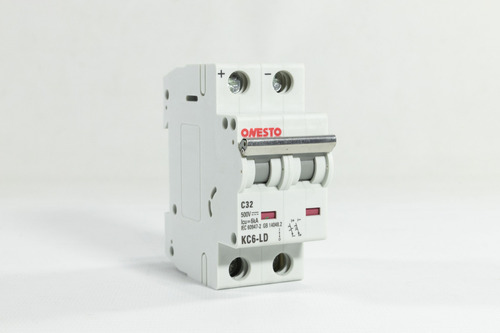 Termica Dc Corriente Continua 500v 32a 2 Polos P/panel Solar