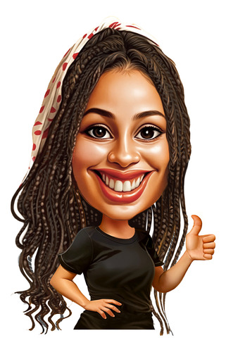 Caricatura Digital Personalizada - 01 Pessoa - Galeria Bigas
