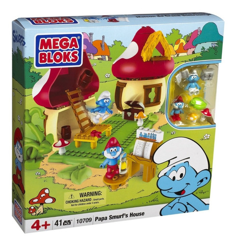 Mega Bloks La Casa De Papa Pitufo - Mod. 10709 - Vlf