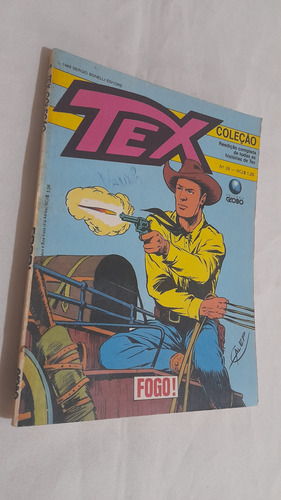 Revista Hq Gibi Tex Coleção N° 28 : Fogo ! - Globo 1989 (Usado)