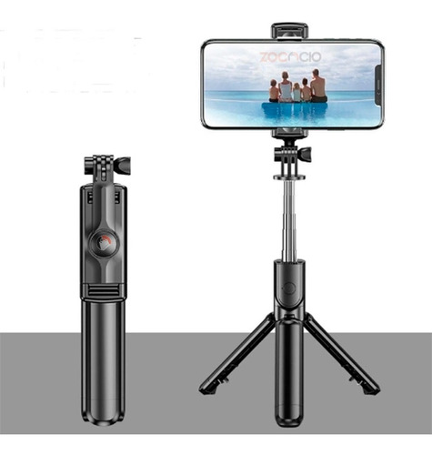 Trípode Con Monopod Integrado Control Bluetooh Palo Selfie