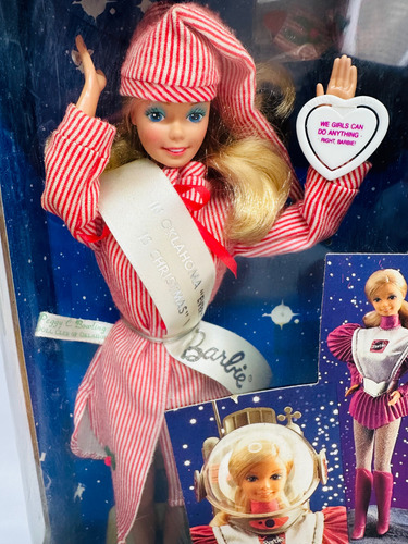 Barbie Astronauta Convencion Pijamas 1985 (Usado)