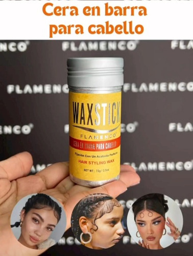 Pack 2 Ceras En Barra Waxstick Flamenco Para El Cabello