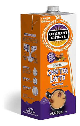 Oregon Chai Tea Latte Sin Azucar 946ml