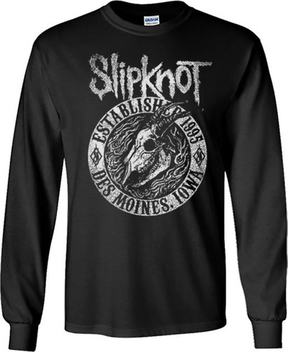 Slipknot Playeras Manga Larga Para Hombre Y Mujer