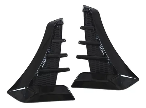 comprar Adorno Tipo Toma De Aire 36x24cm Abs Flex Logo Srd Negro