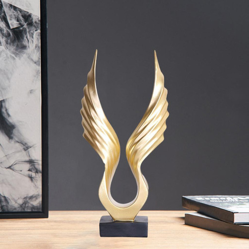 Estatuilla De Escritorio De Los 20x43cm Oro Los 20x43cm