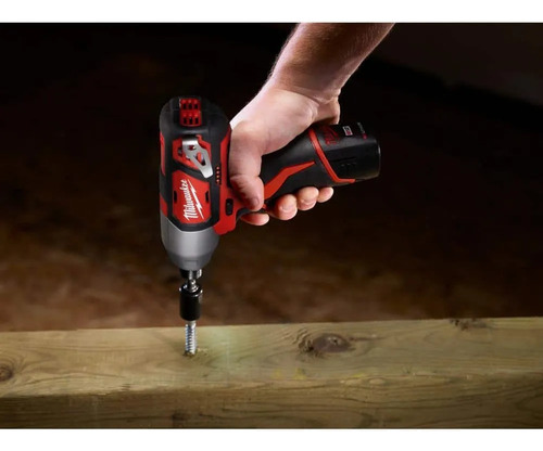 1/4 M12 2462-20 Milwaukee Solo Tool Hex Impact Driver Cor Vermelha Frequência 60 Hz