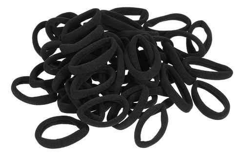 Cintas Para El Pelo Negras Gruesas Y Antideslizantes, 50 Uni