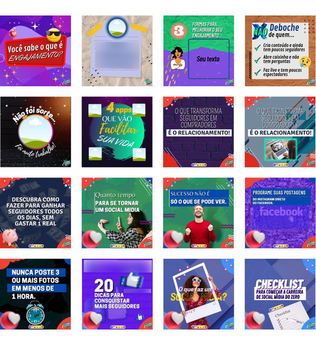 Pacote Canva Marketing Digital Arquivos 49 Artes Prontas
