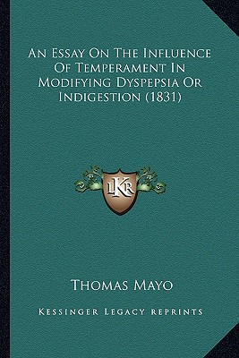 Libro An Essay On The Influence Of Temperament In Modifyi...