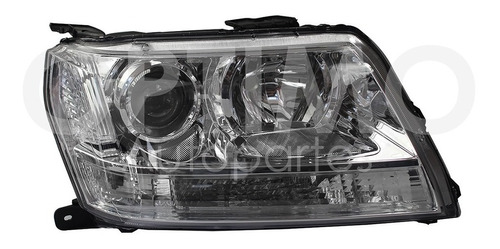 Faro Der Grand Vitara 2013 2014 2015 F/cromo C/blanco Des