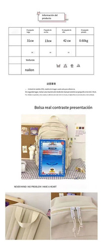 Mochila Escolar, Niño Niña Impermeable, Mochilas Dama Mochilas Para Hombre ,la Luz Azul
