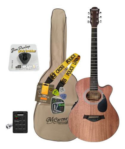 Mccartney Qa66 Guitarra Electroacústica Con Accesorios
