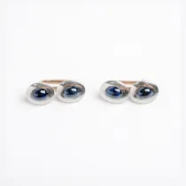 Comprar Exclusivos Gemelos Estilo. Cartier Oro 18kt Y Zafiros Alvear