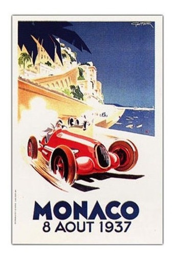 Marca Fine Art De Monaco 8 Aout 1937 Por George Ham Lona Par