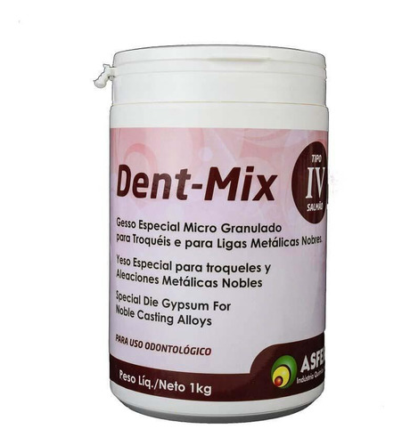 Gesso Pedra Especial Dent-mix Tipo Iv- Asfer