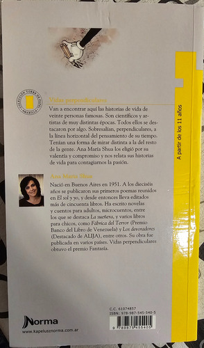Libro Vidas Perpendiculares-20 Biografías De Personajes (Usado)