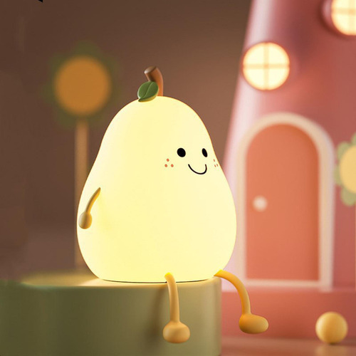¡ Lámpara De Mesa Led Pear Night Light Recargable Para