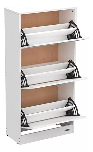 Tercera imagen para búsqueda de mueble zapatero blanco