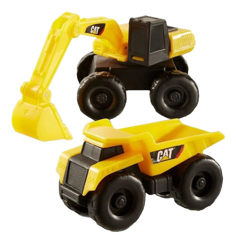 Cat Contruccion Little Machines Pack X 2 8 Cm Pr