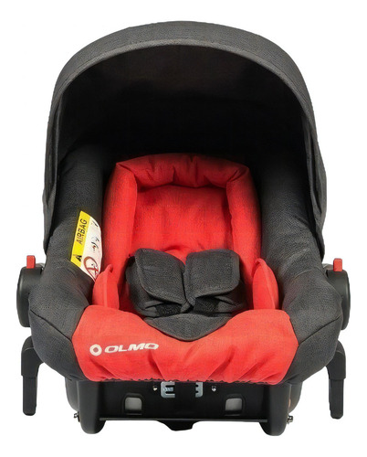 Cochecito de paseo travel system Olmo AO100 rojo con chasis color negro