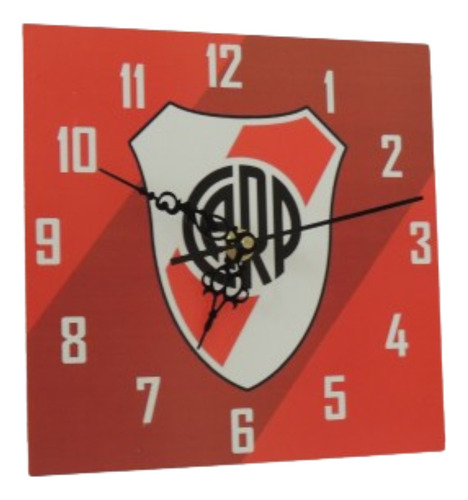 Reloj De Pared 25x25 Cm Escudo River Plate Logo 2022