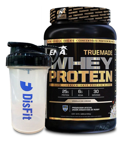 True Made Whey Proteina 2lb Ena Truemade + Shaker Batidor