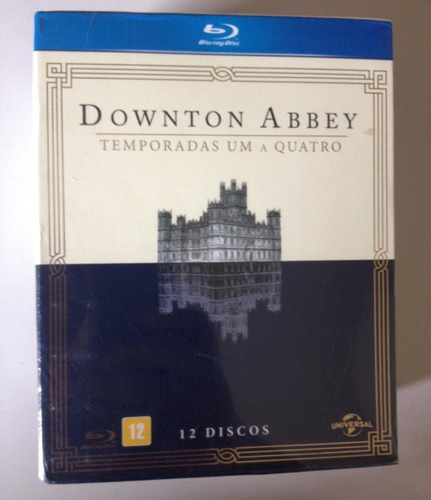 Downton Abbey 1ª A 4ª Temporada Blu Ray (lacrado 12 Discos)