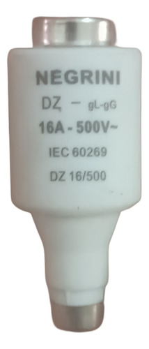 Fusível Diazed Negrini 16a X 500v Iec 60269 Dz 16/500