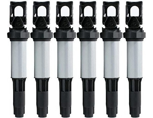 Deal Set Of 6 New Ignition Coils On Plug Packs For Bmw Serie