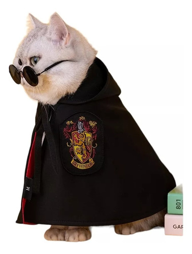 Capa Para Mascotas - Gryffindor - Harry Potter - Disfraz