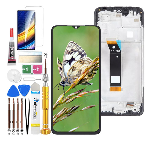 Pantalla Para Xiaomi Poco M4 5g Lcd Con Marco 22041219pg 22071219cg Jkpkj