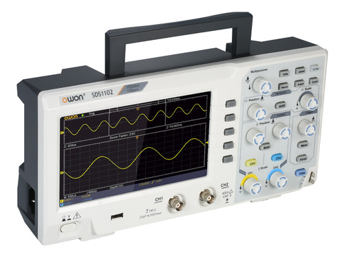 Osciloscopio Digital Sds1102 Owon Owon Oscilómetro De 2 Cana