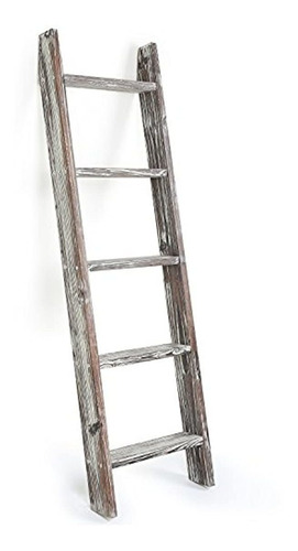 Estantería Escalera Xa Mantas/ Madera C: Gris A136,90xan46cm