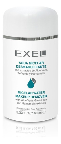 Agua Micelar Desmaquillante Aloe Vera Té Verde Hamameli Exel