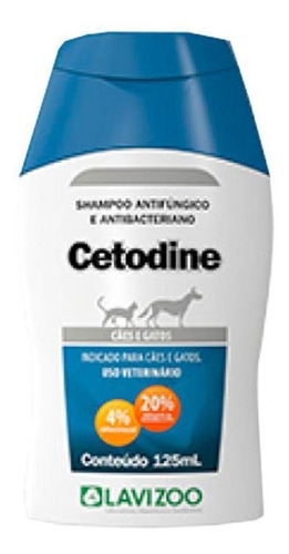 Shampoo Cetodine 125 Ml Lavi Zoo