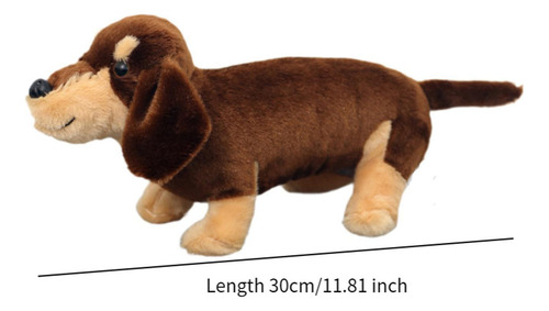 Sh Peluche De Perro Marrón De 30 Cm