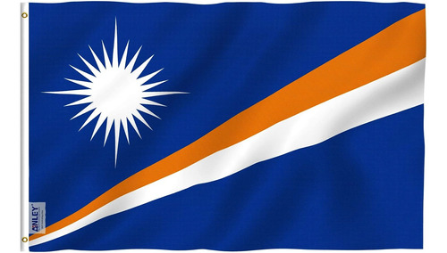 Bandera Colgante De Las Islas Marshall De Anley, 90 X 150 Ce