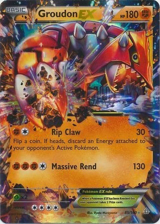 Groudon Ex 85/160 Ultra Raro Pokemon Tcg