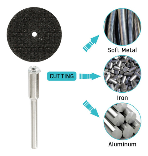 Kit Discos Corte Diamante S Para Dremei Mototool Taladro 60