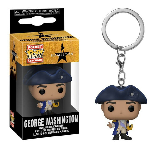 Funko Pop Llavero - Hamilton George Washington - Darkside