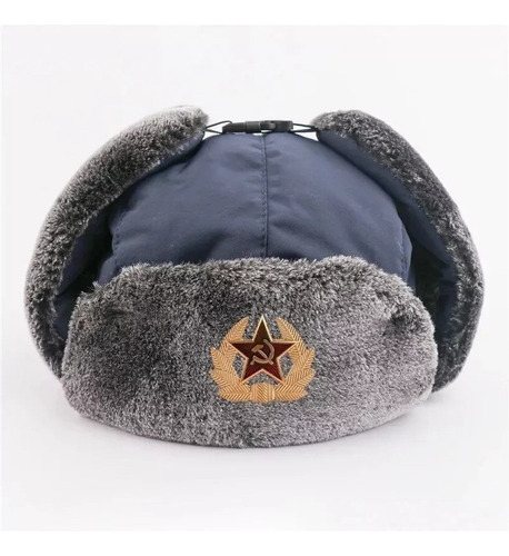 Gorra Rusa Shapka Ushanka (gris, Medical 62)