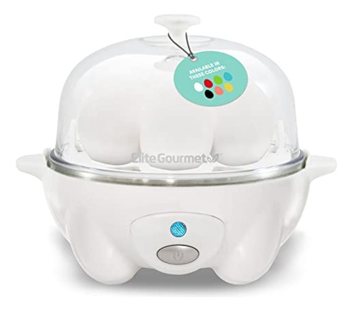 Elite Gourmet Egc-007 Olla Eléctrica Fácil De 7 Huevos Con C