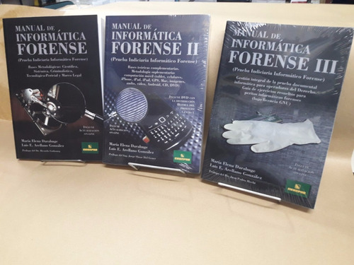 Pack Informática Forense 3 Tomos Arrellno - Darahuge Errepar