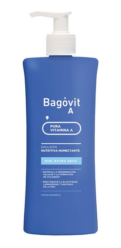 Bagóvit A Emulsión Piel Extra Seca Nutritiva Humectante 350g