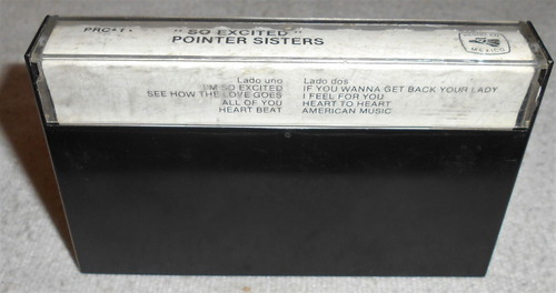 Cassette Pointer Sisters / So Excited (Usado)