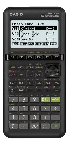 Calculadora Graficadora Casio Fx 9750 Giii Color Negro