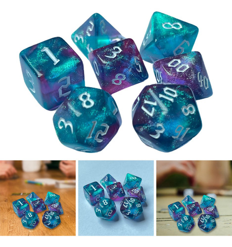 4 Dados Poliédricos Acrílicos D4 D6 N N N Multi N N Multi